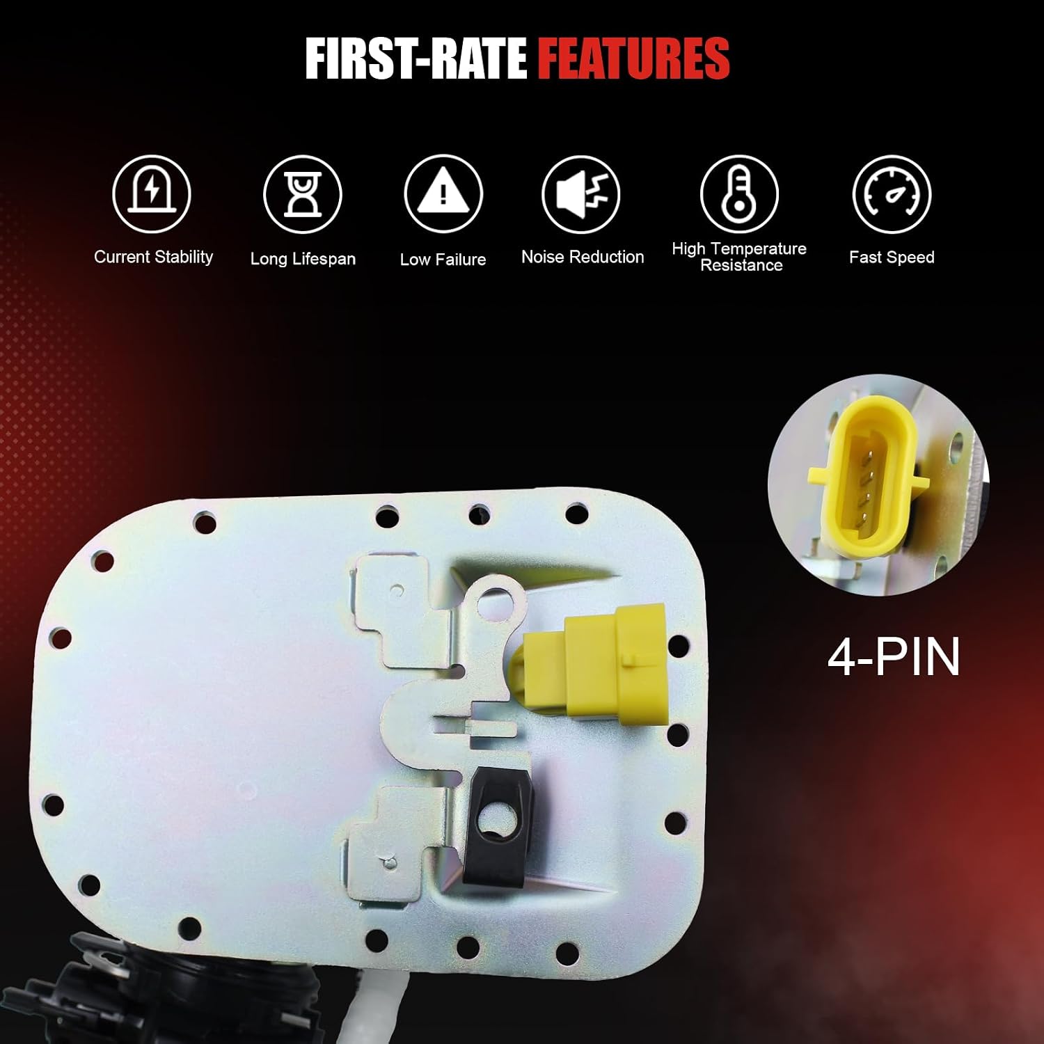75141-08A Fuel Pump Assembly Compatible with 2008-2010 Harley Davidson Softail Custom FXSTC,Fuel Pump Fits for 08-10 Harley-Davidson Softail Deluxe FLSTN,Replace OE Part # 7514108A