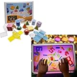 STEM and Creativity Set | 3D Geometric Shapes & Light Table for Kids Manipulative 16