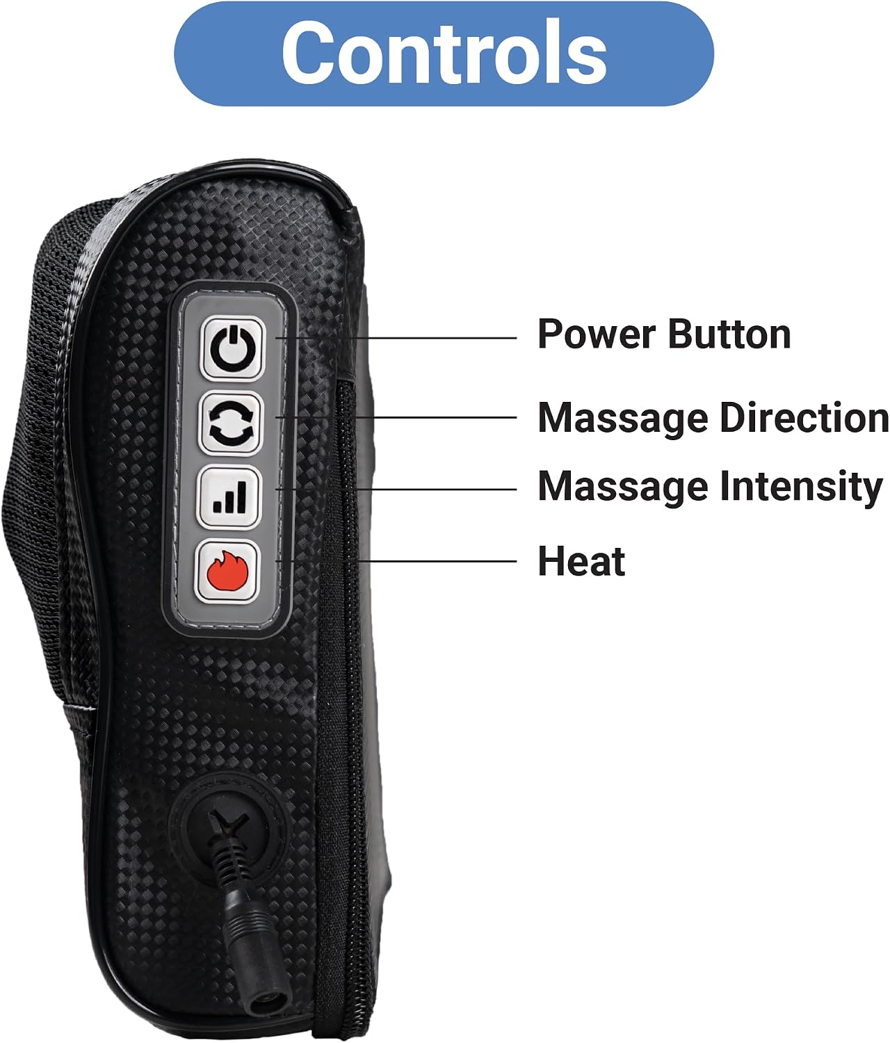 Daiwa Felicity Back & Feet Shiatsu Reflexology Massager – Deep Kneading Massage for Sore Muscles, Helps Relax and Rejuvenate Back and Feet, Relieves Pain from Plantar Fasciitis and Muscle Tension