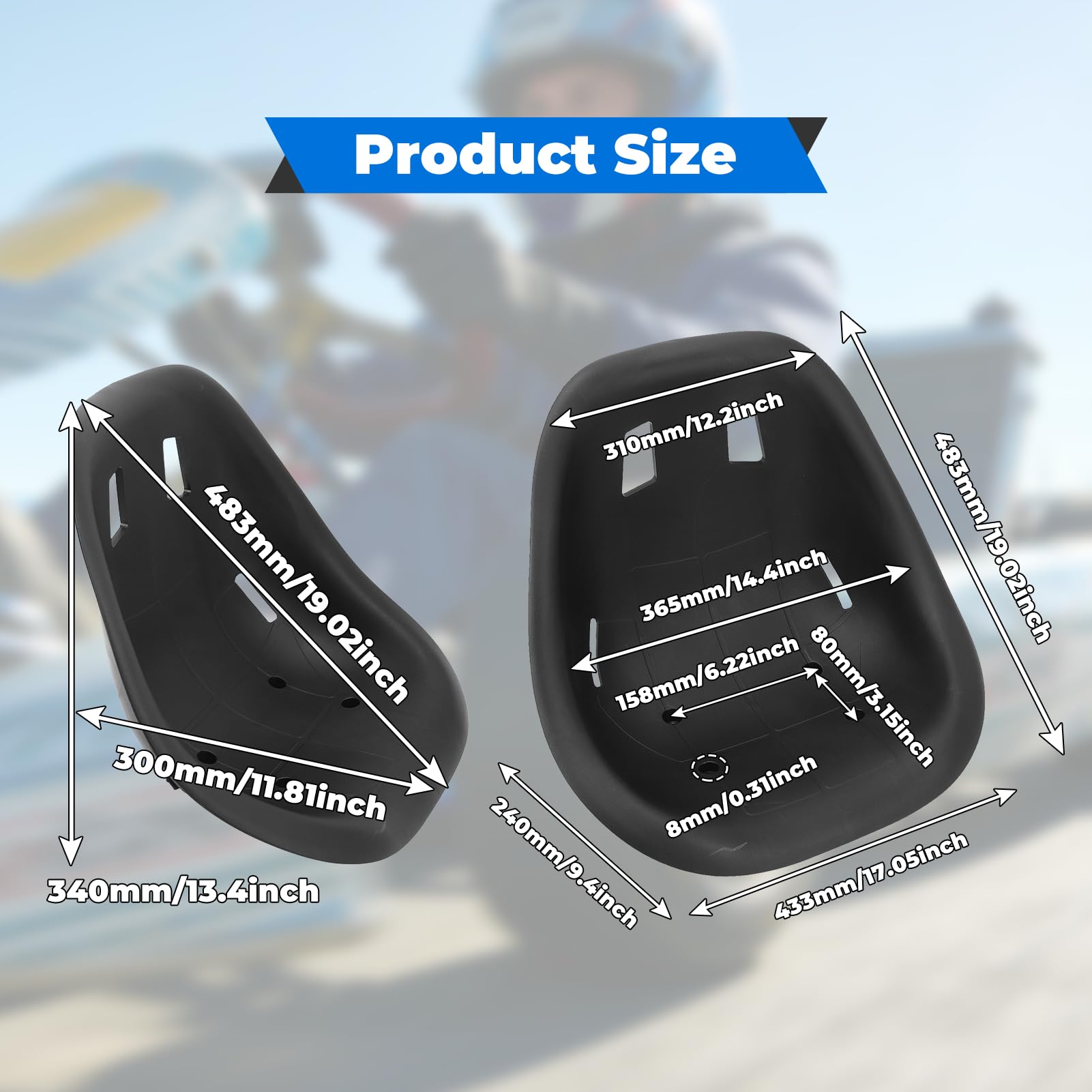 Sedile Go Kart Per Go Karts Drift Cars Balance Car Seggiolino Auto di Grandi Dimensioni Schienale Sella Sprint Kit Sedile Comodo Design Ergonomico