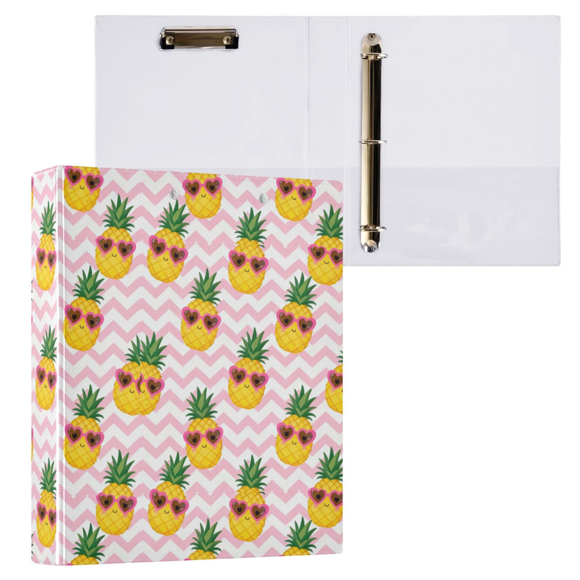 Raccoglitore ad anelli rotondo da 2,5 cm e mezzo con tasche, confezione da 1/2 raccoglitori universitari per studenti 200 fogli
