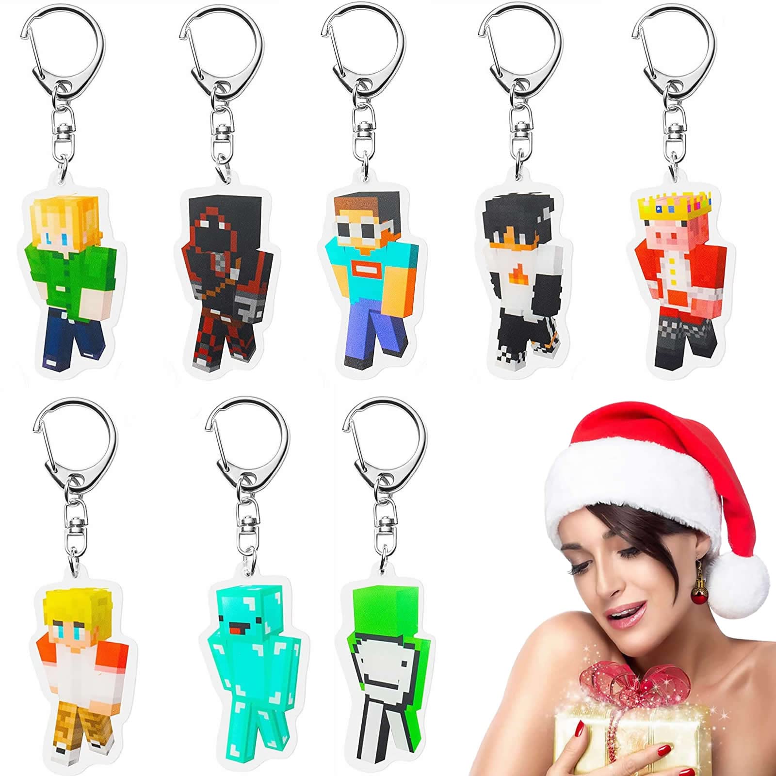 Buy Dream SMP Acrylic Keyrings Pack for Kids Boy Technoblade
