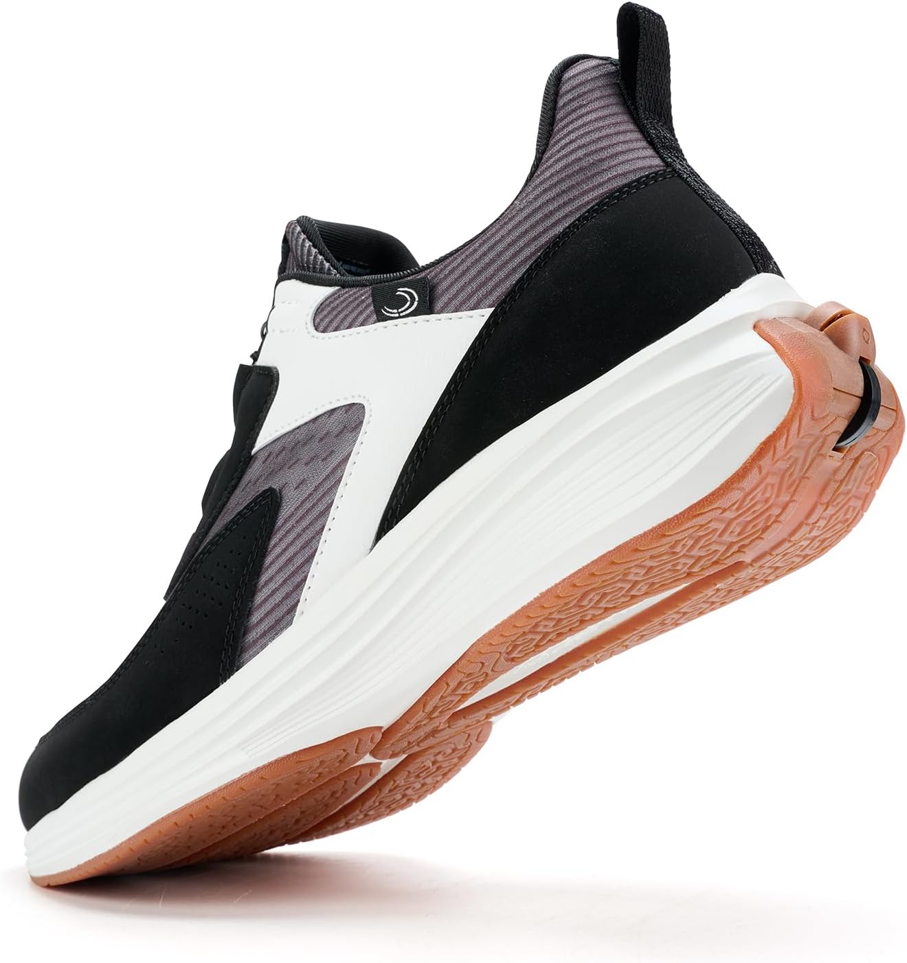Upalee Men's Hands Free Shoes Slip On Sneakers No-Tie No-Bend Street Series
