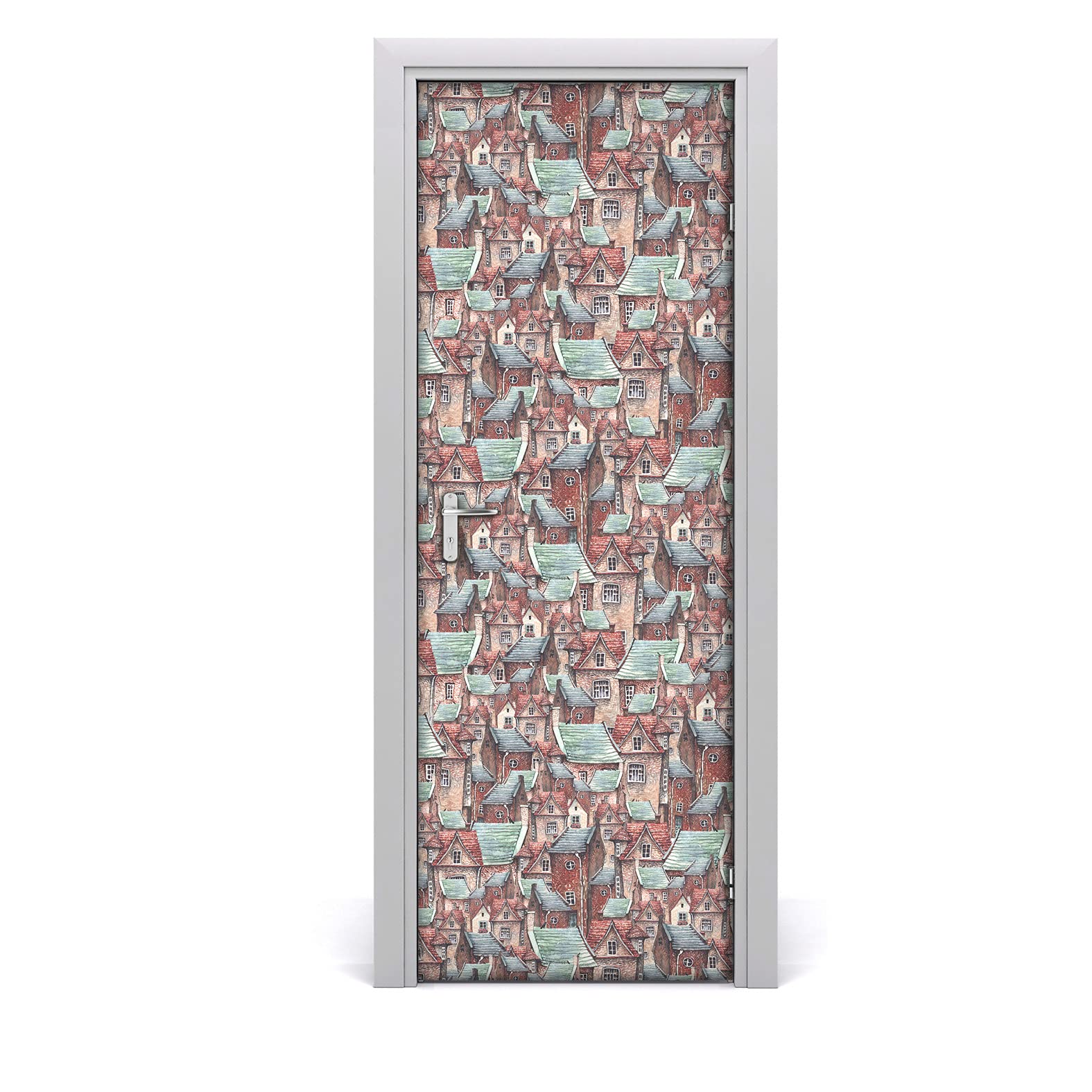 Autocollant de porte pour masquer les défauts et rénover 77x200