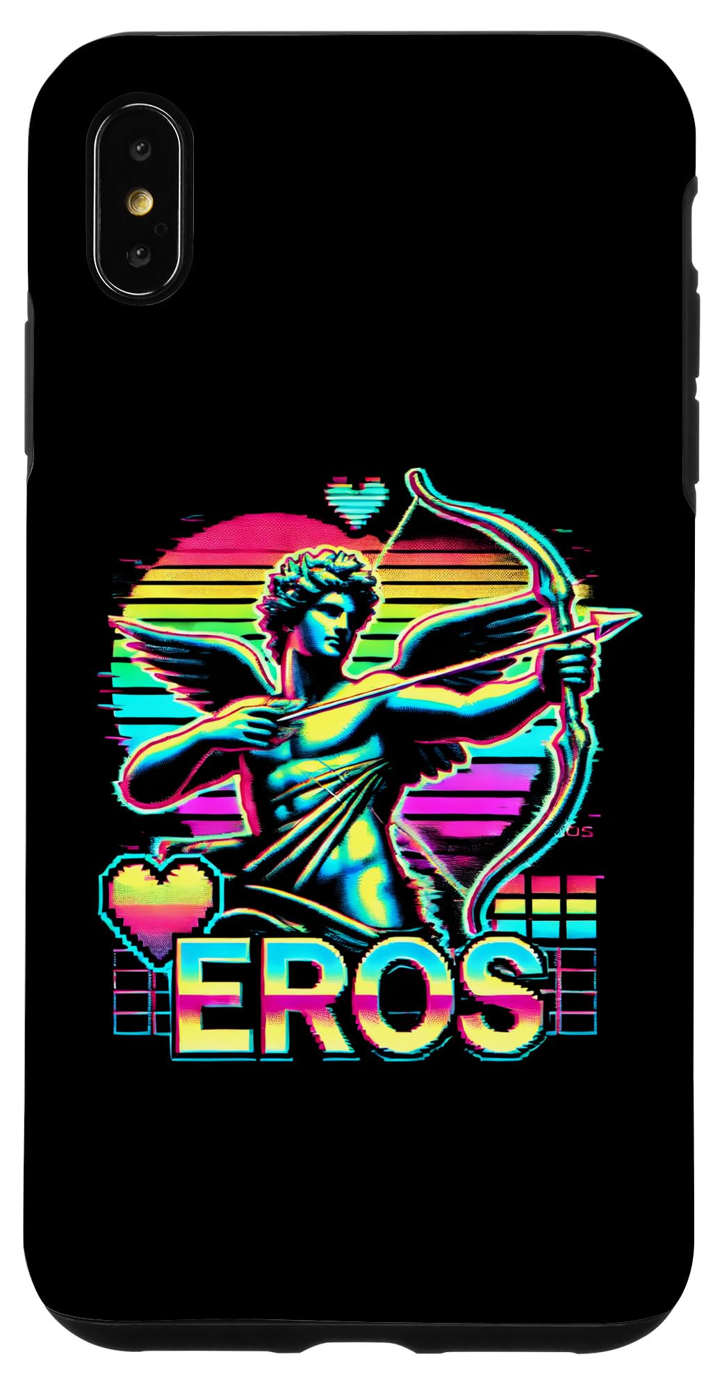 iPhone XS Max Eros Greek God of Love Mythology Ancient Greece Vaporwave Case