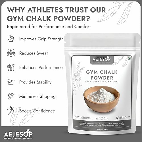 Miniatura 3 de Tiza deportiva para escalada en roca, levantamiento de pesas, gimnasia, tenis y más, 7 oz (200 g)