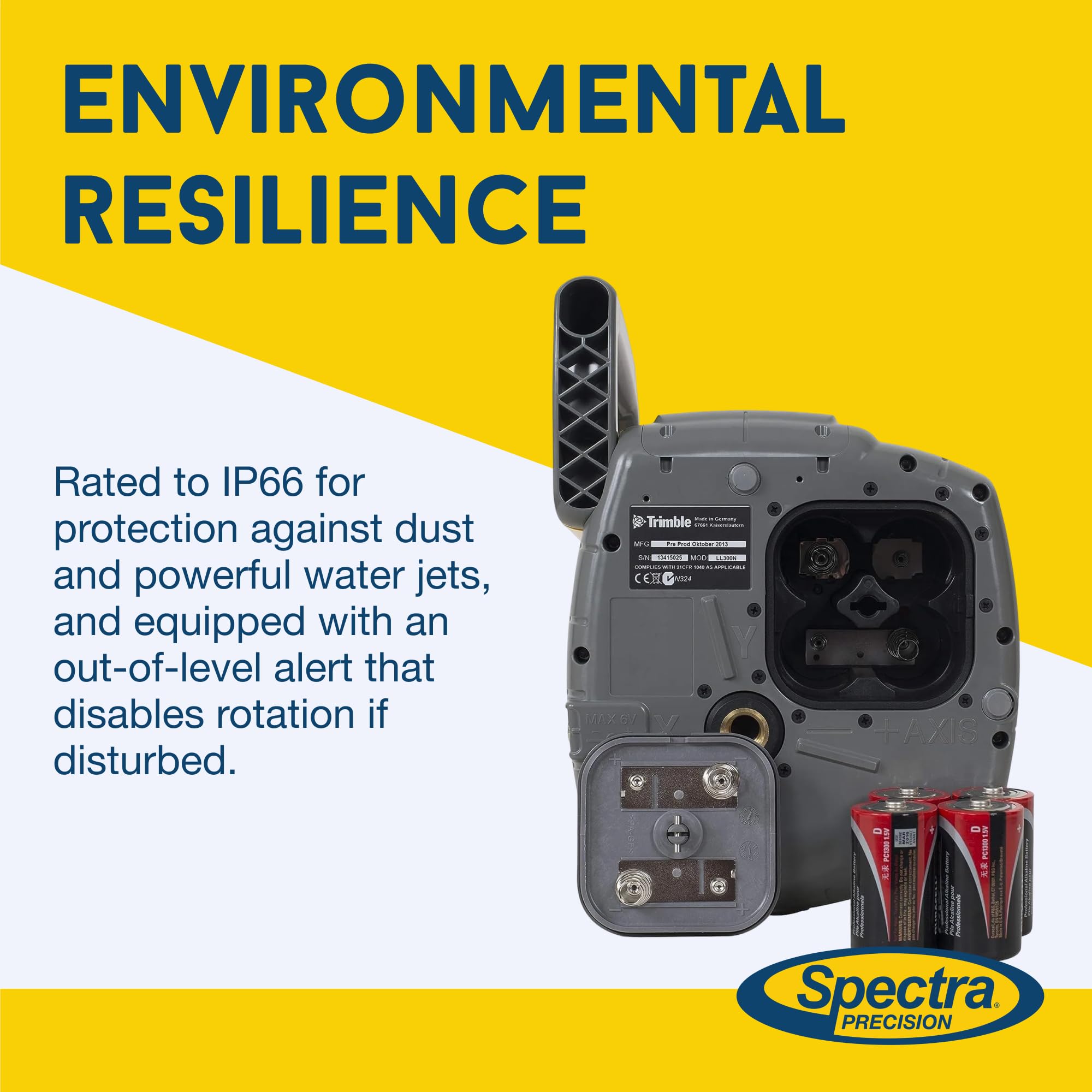 Spectra Precision Laser Level Kit - Durable & Reliable -4