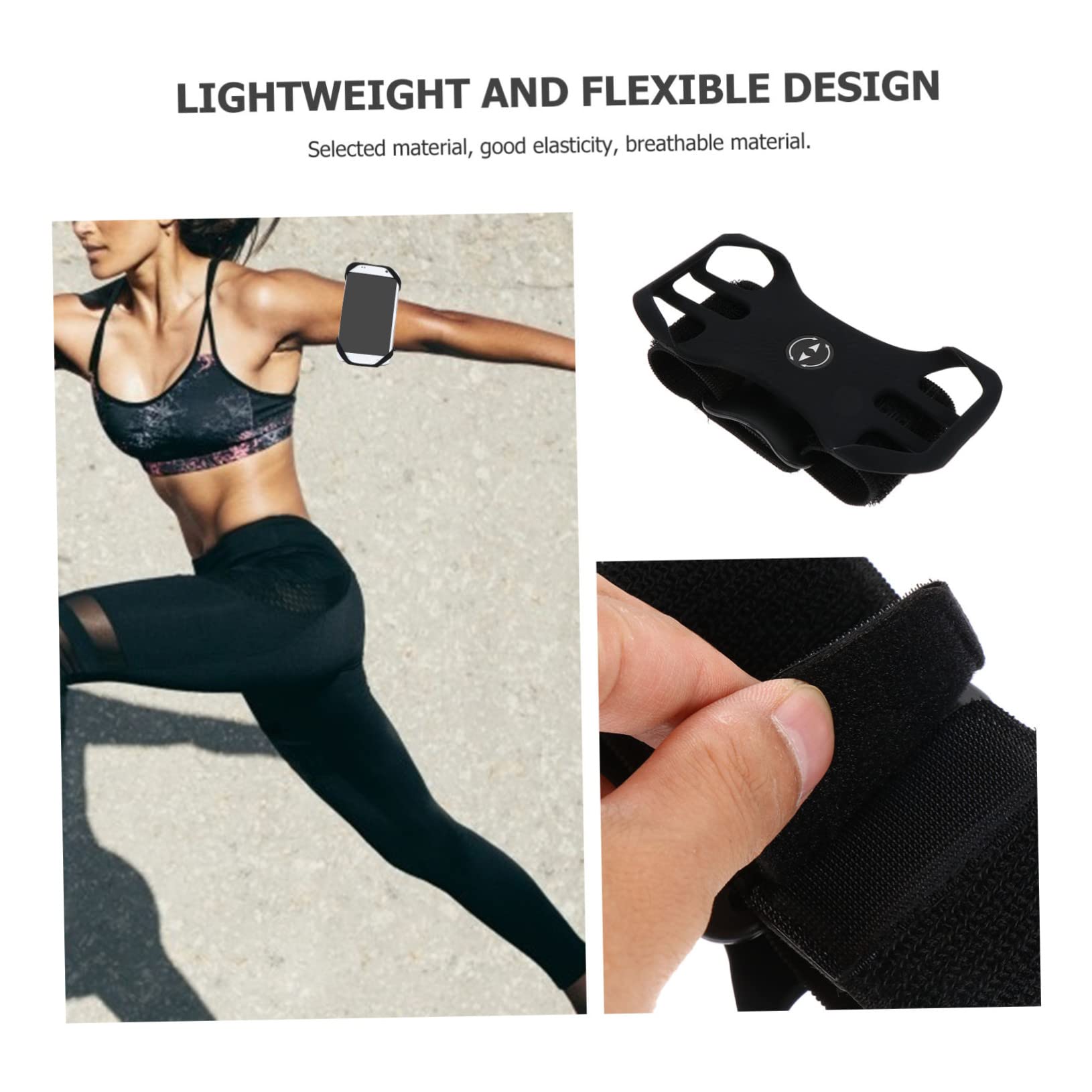 DOITOOL 2 Juegos De Brazaletes Deportivos Desmontables para Correr para Teléfono Móvil para Fitness Y Viajes.