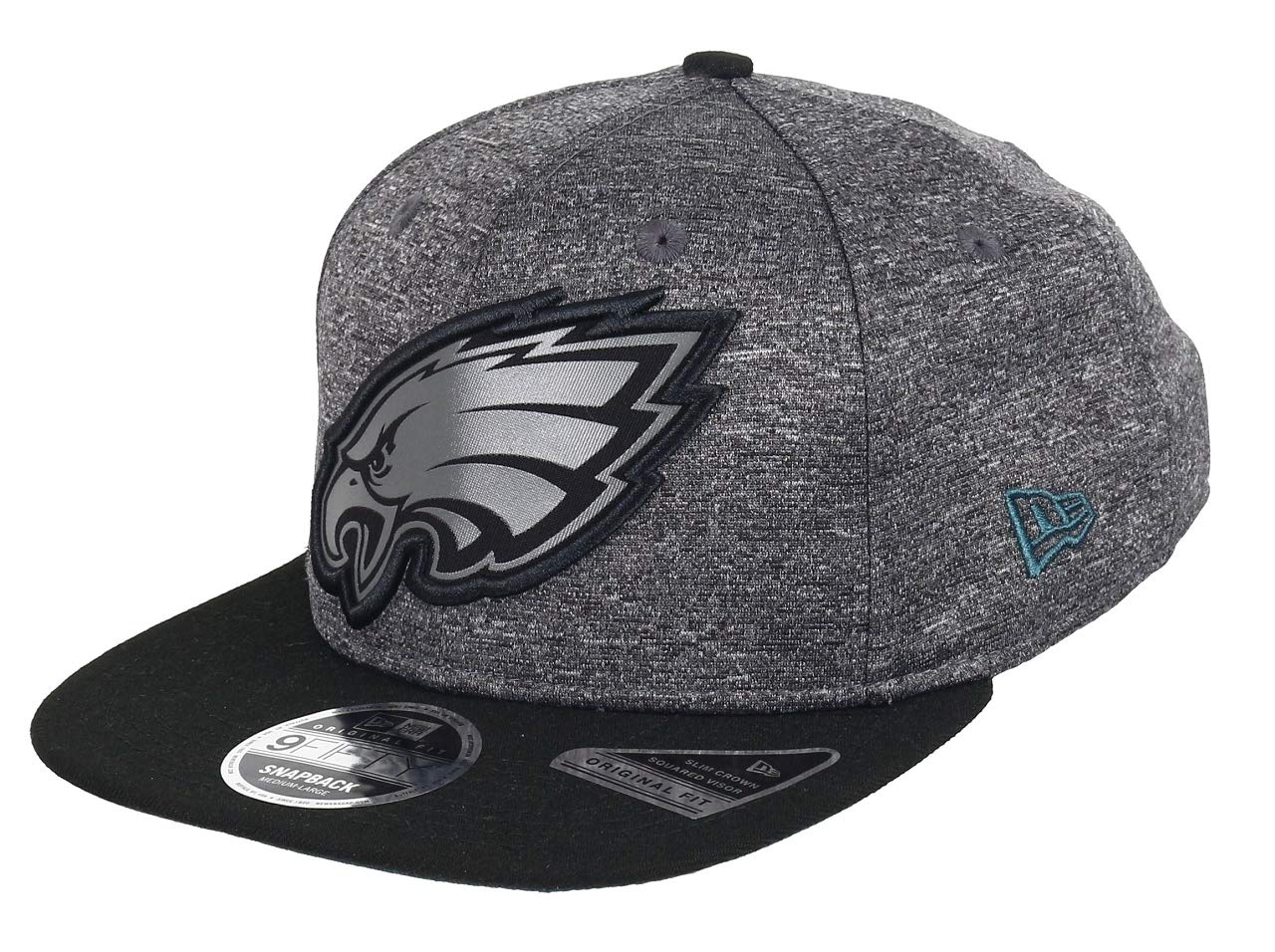 New Era Grey Philadelphia Eagles 9Fifty Of Snapback Nfl Collection /Black - S-M