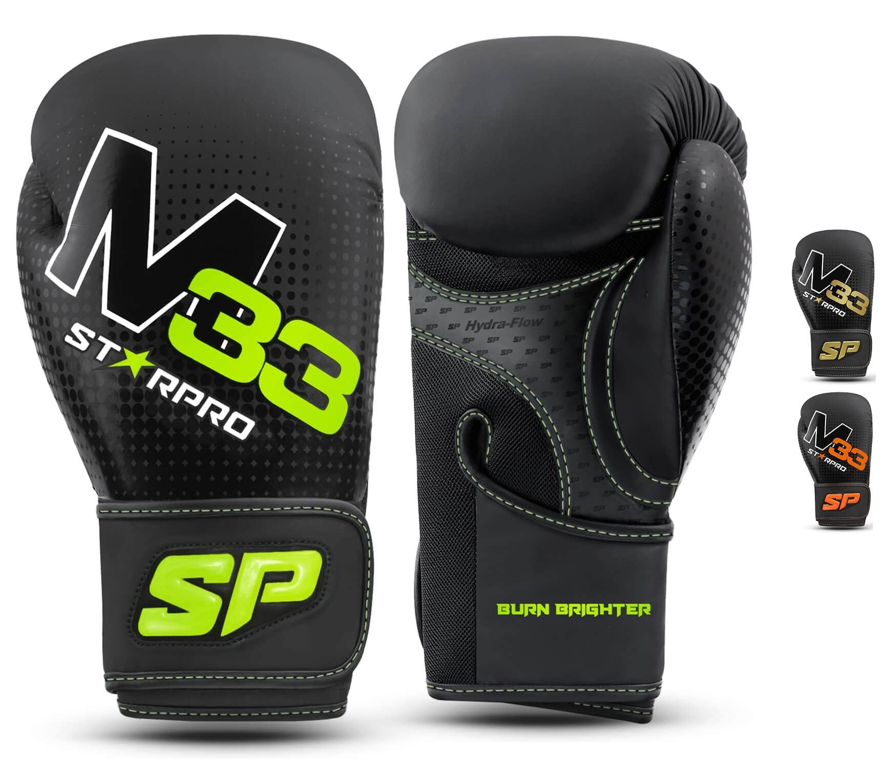 Starpro Boxing Gloves | Training Muay Thai Kickboxing Sparring Punching Fighting Heavy Duty Punch Bag Mitts | Synthetic Leather Glove for Men and Women | 8oz 10oz 12oz 14oz 16oz |