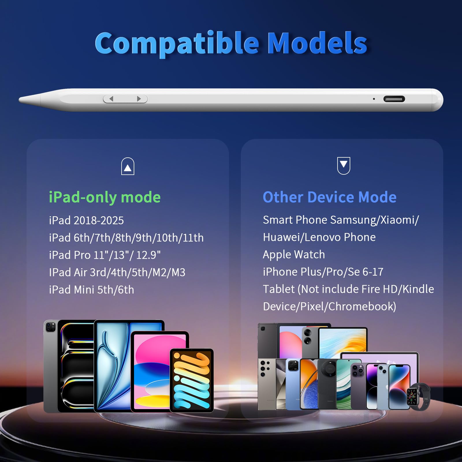 StylusHome 10 Mins Fast Charging Stylus Pen for iOS & Android Touch Devices — Amazon image 3