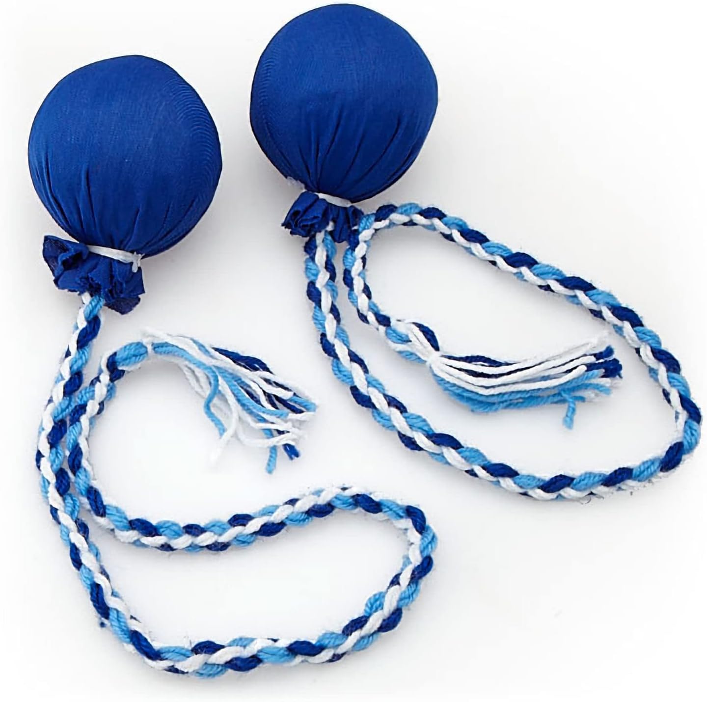 Islander Hawaiian Hula Implement Maori Poi Balls Blue