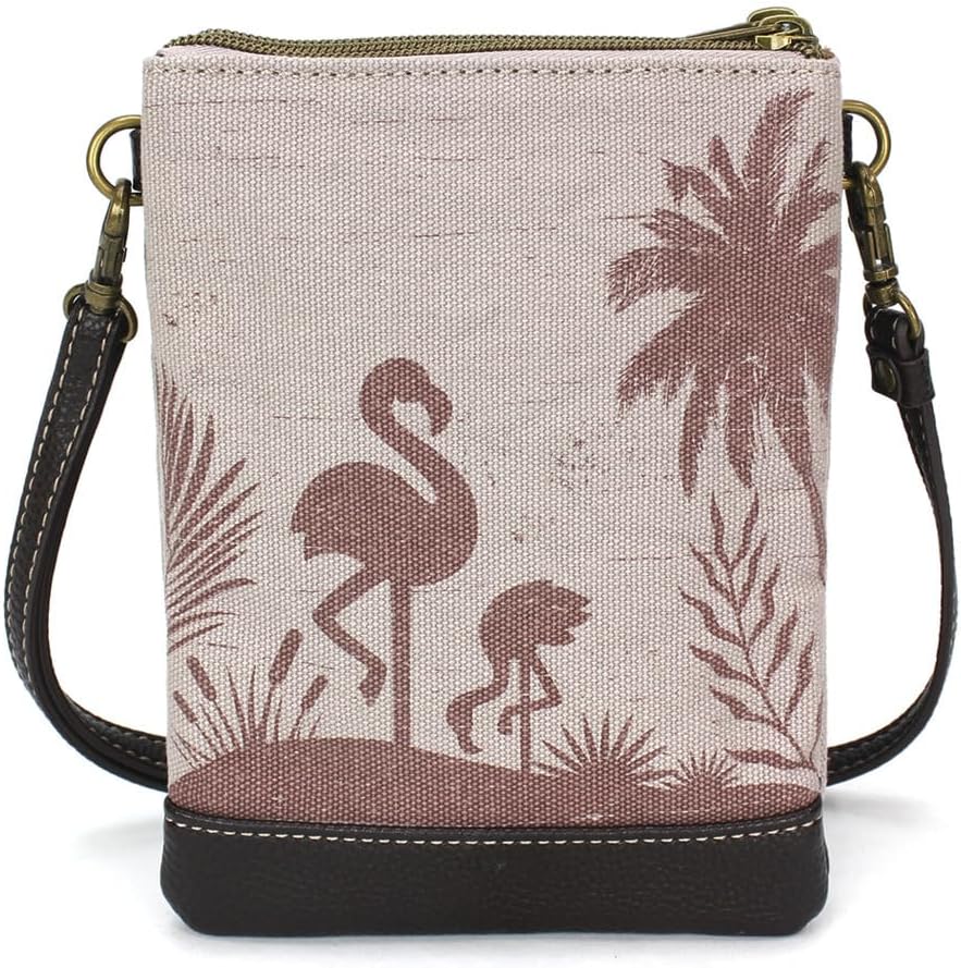 CHALA Double Pocket Xbody Women RFID Protected Canvas Crossody Purse with Adjustable Strap | Double Pocket, Xbody, RFID Protected, Adjustable Strap - Image 2