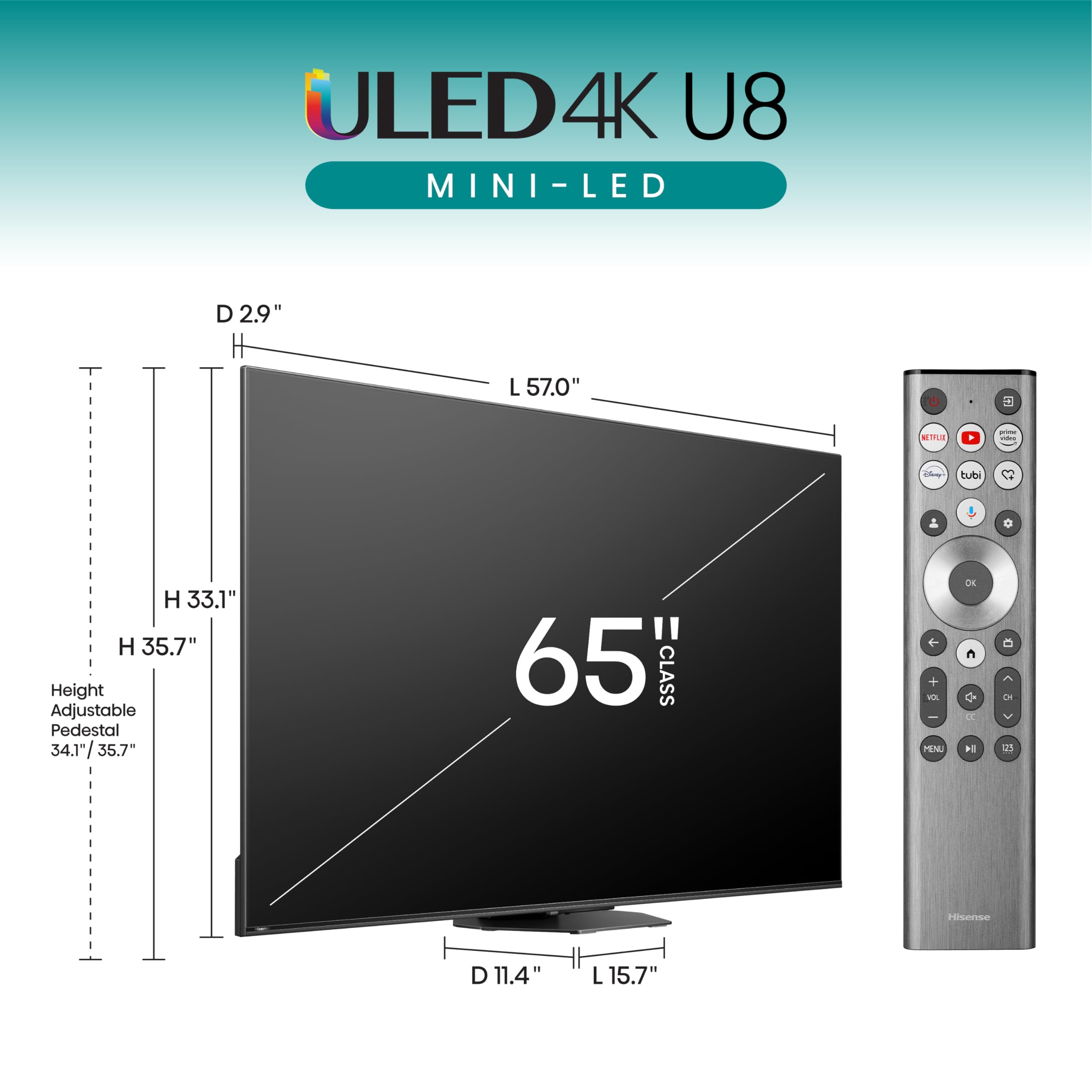Hisense U8N 65V型4K対応液晶テレビ MiniLED 65U8N Hisense U8N (65U8N) review: Hisense's latest premium Mini LED TV