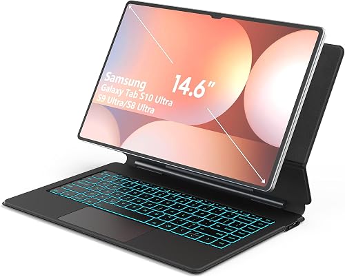 Keyboard Case for Samsung Galaxy Tab S10 Ultra/S9 Ultra/S8 Ultra 14.6"