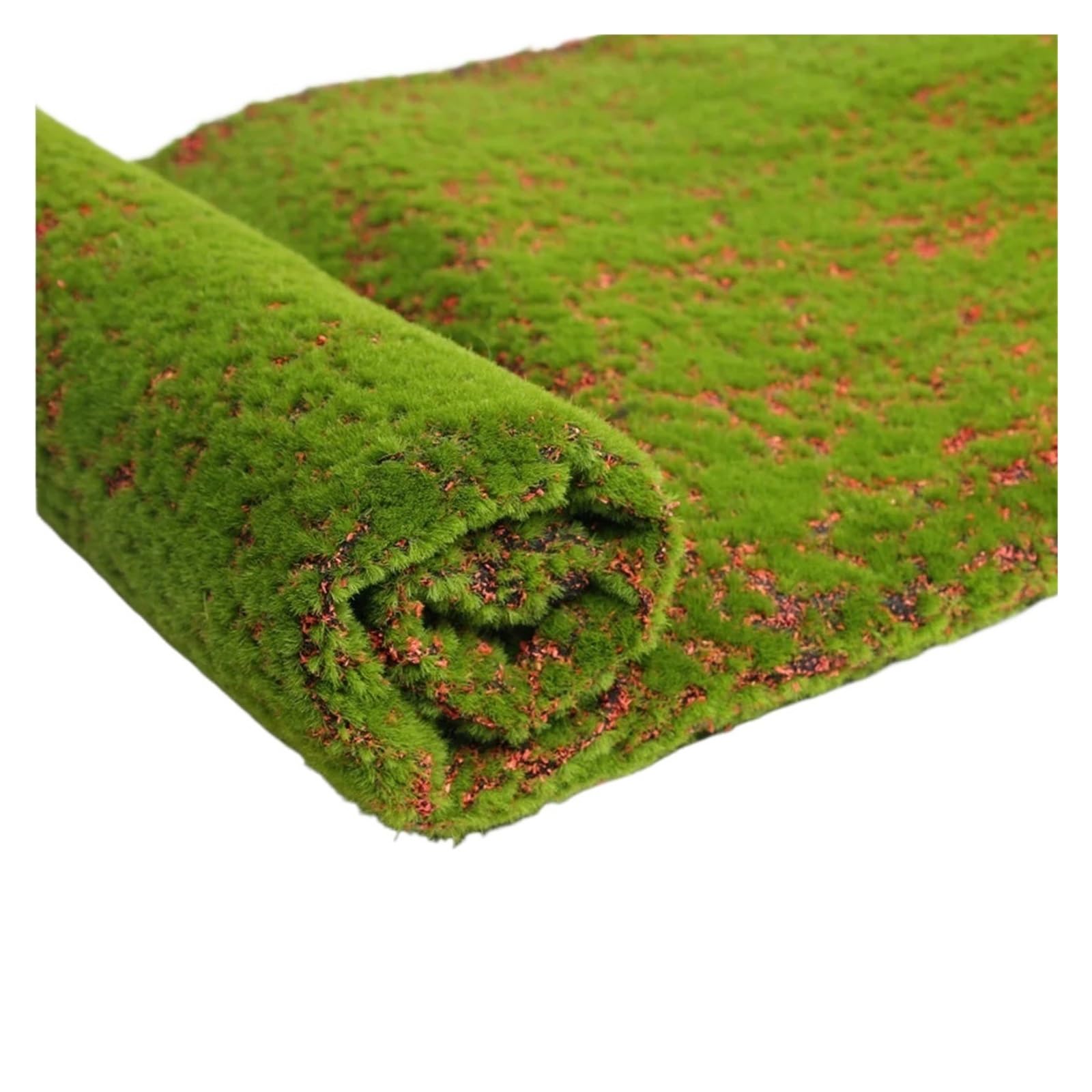 GMGQJST Artificial Grass 100X100cm Mini Artificial Moss Turf Lawn Wall Green Plant DIY Simulation Grass Board Garden Landscape Decor Moss Dollhouse(Color-2)