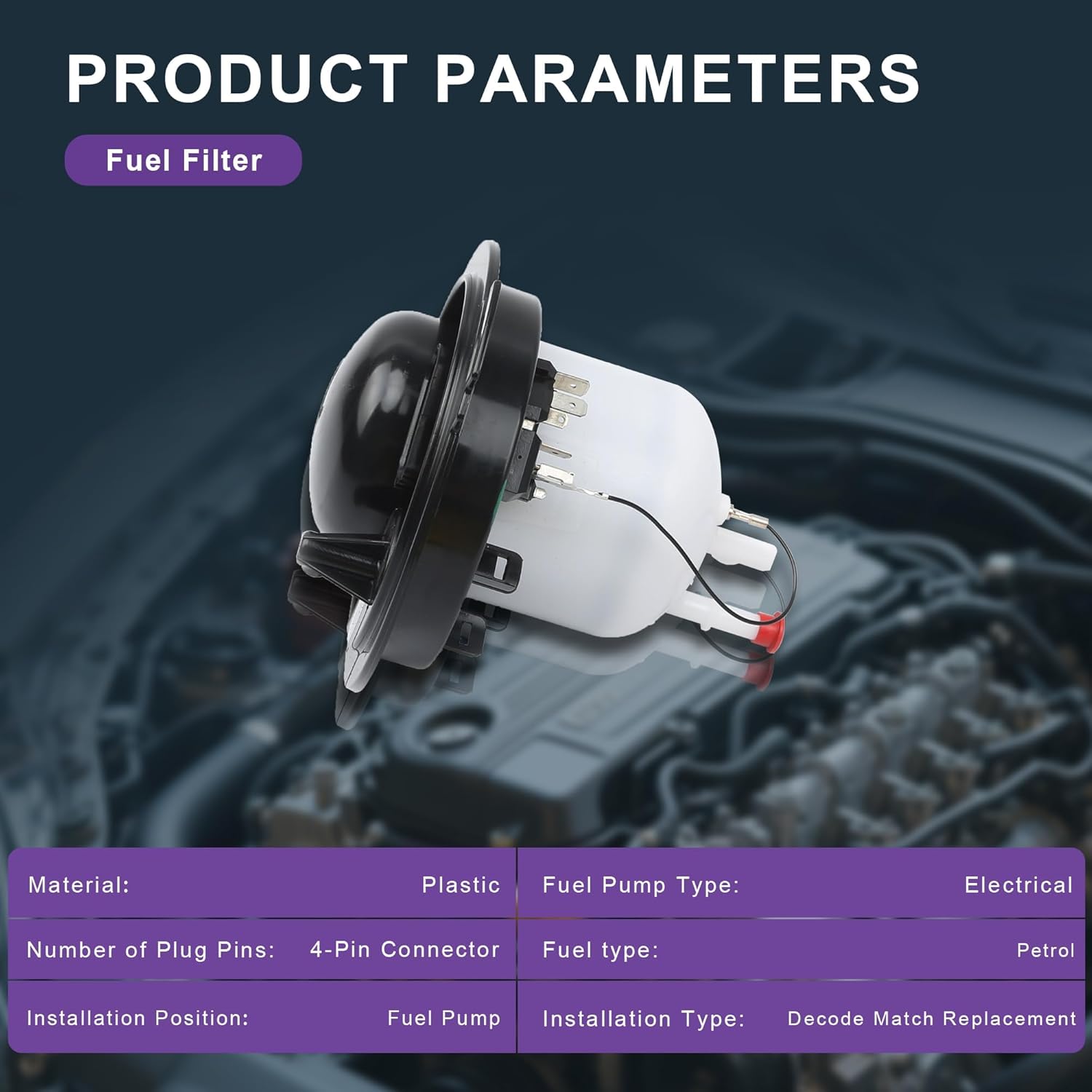 7P0919679 Fuel Filter Assembly 7P0 919 679 Replacement For VW Touareg 7P5 3.0L 3.6L V6 4.2 V8 2010-2018 A2C53356346 CJGD CJTA CYJA CGEA CMTA CGRA CGNA