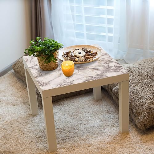 Miniatura 4 de Decoroom Papel de contacto de mármol de 17.71 x 118 pulgadas para encimeras de granito brillante para despegar y pegar y despegar y pegar papel de