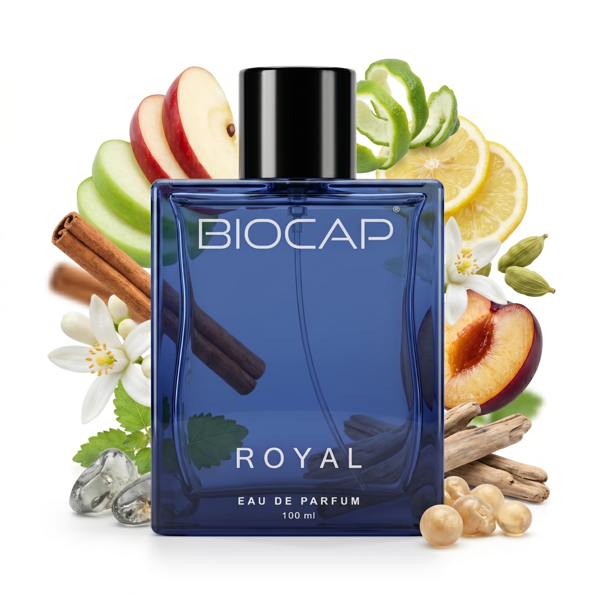 BIOCAP Royal Perfume 100ml Unisex | EAU DE PARFUM | Premium Long Lasting Fragrance | Fresh & Woody Perfume for Men & Women-image-26