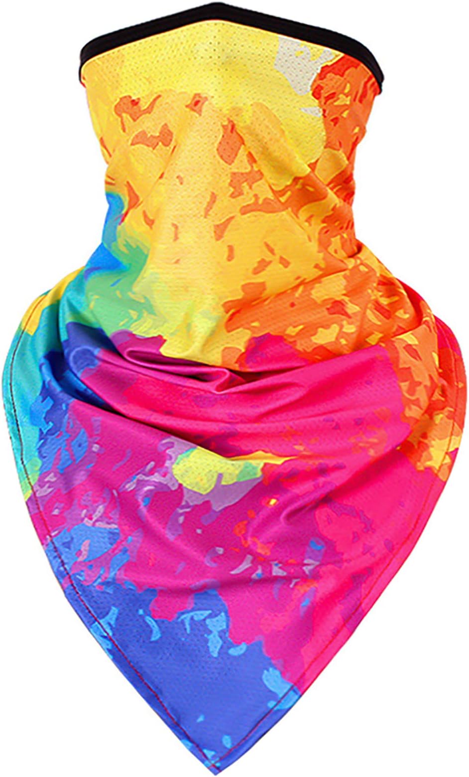 Women UPF 50+ Face Mask Sun Protection Fashion Colorful Neck Gaiter Scarf