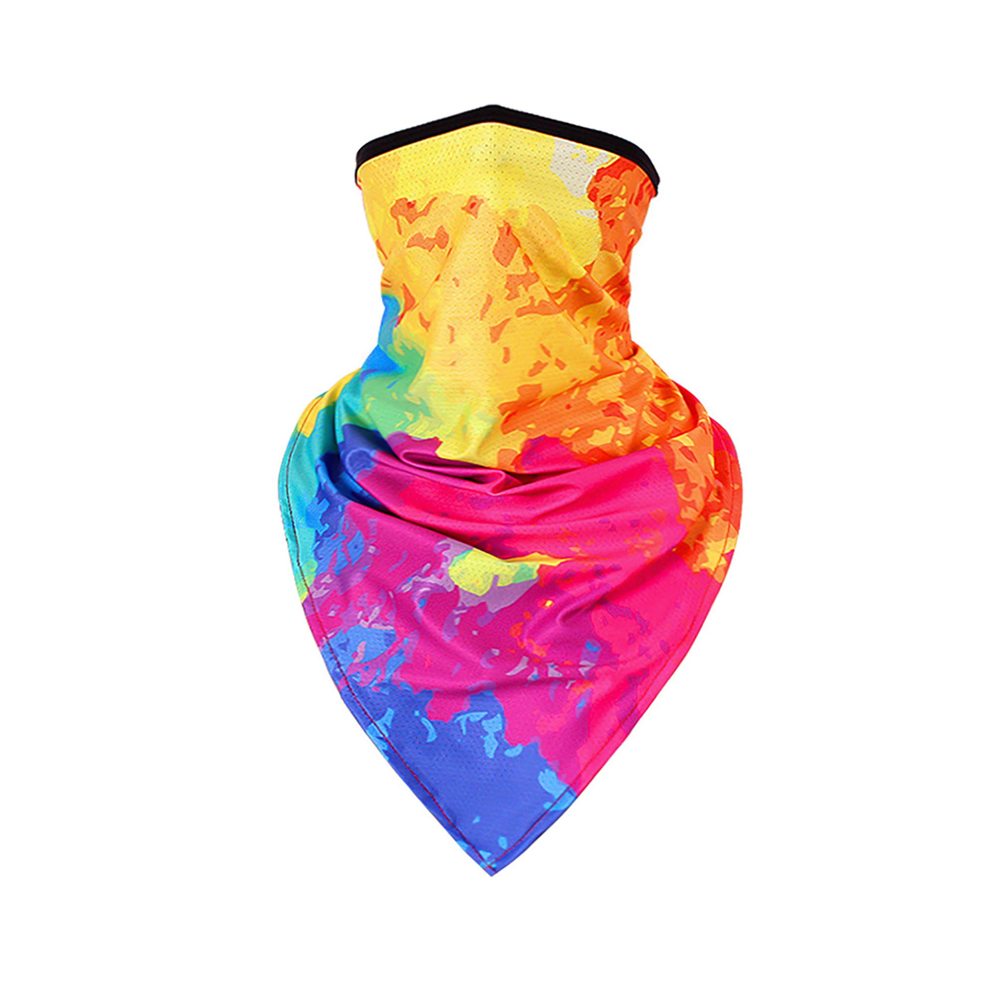 Women UPF 50+ Face Mask Sun Protection Fashion Colorful Neck Gaiter Scarf