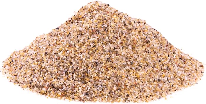 Aquarium Sand Natural Substrate For All Types Fish Tanks 5kg, Amber 0,6-1,2mm