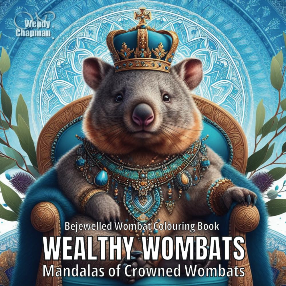 Wealthy Wombats: Mandalas of Crowned Wombats (Crowned Creatures)