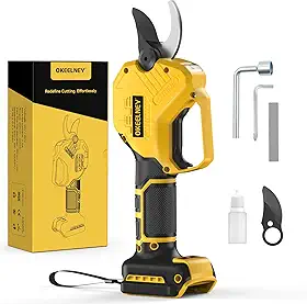 Tesoura de Poda Elétrica para Bateria Dewalt 20V Max, Cortador de Galhos Sem Fio E Sem Escova com Capacidade de Corte de 3,5 Cm (1,4") para Poda de Árvores, Arbustos E Jardinagem - 1 Ano