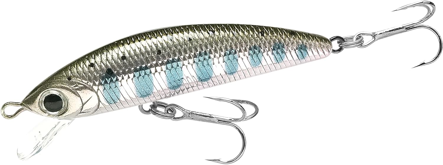 LUCKY CRAFT Humpback Minnow 50S ~Sinking~ Trout Lure, Fishing Bait