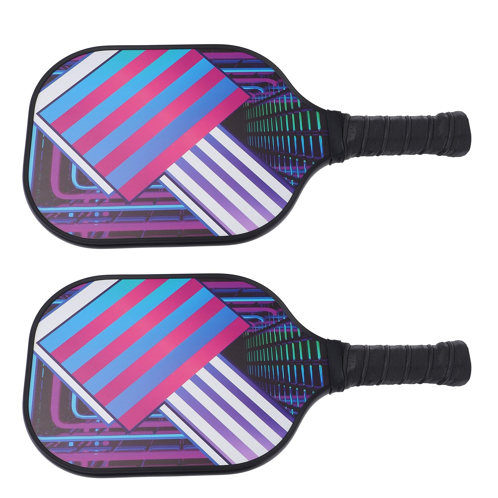 Generic Racchetta da Pickleball in Fibra di Vetro, Design di Ampia Superficie per Allenamenti e Partite, Perfetta per Tutti i Livelli di abilità, 2 Racchette