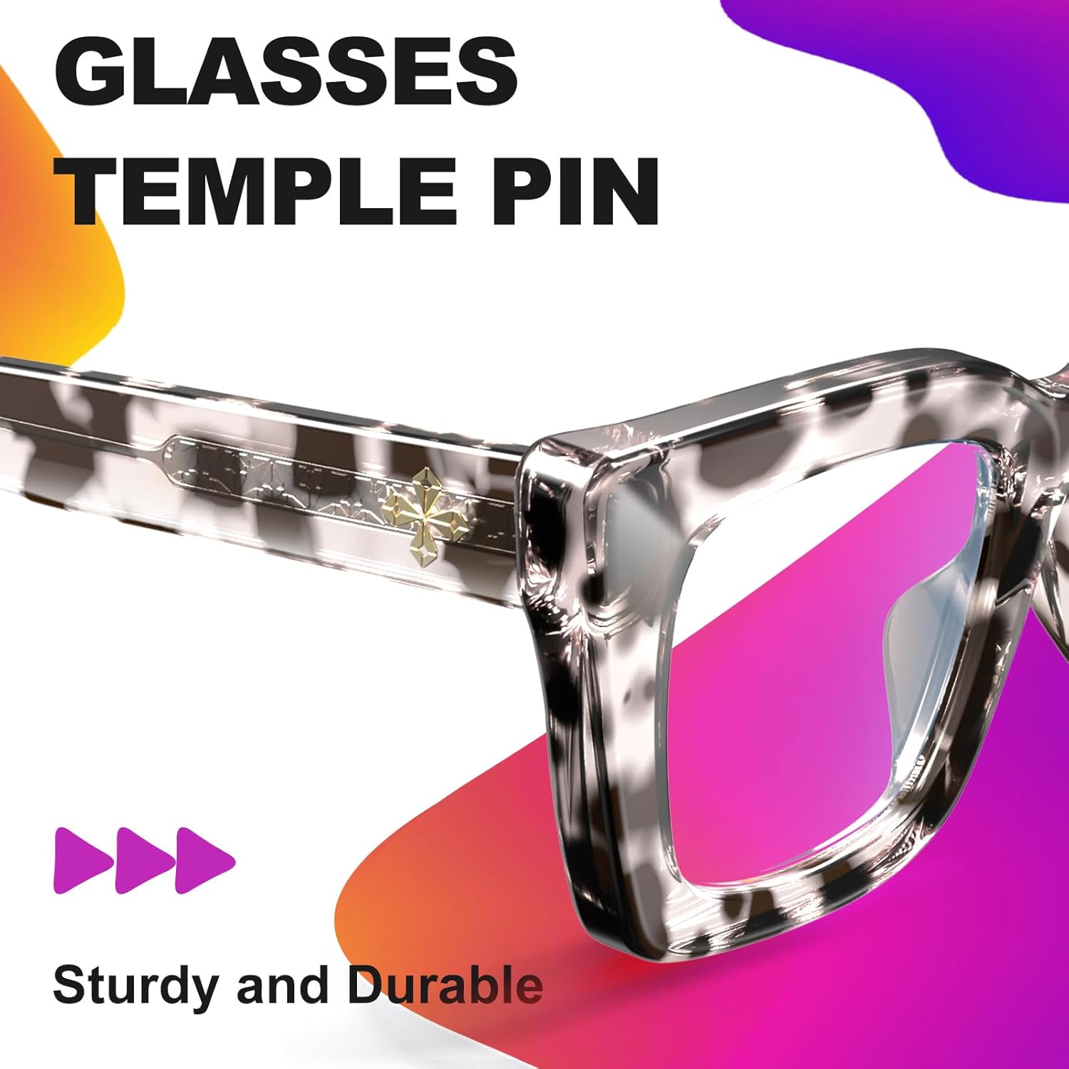 VISOONE Cat Eye Blue Light Blocking Glasses TR90 Anti-glare Women Calida - Image 5