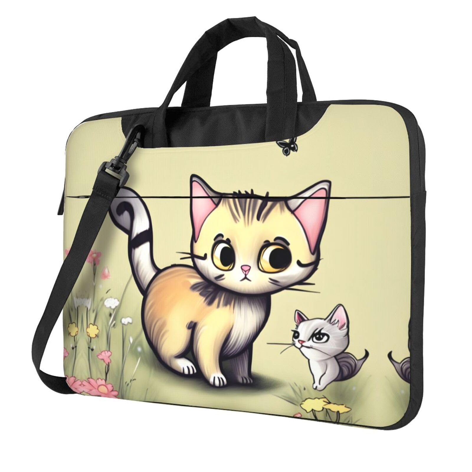 Sac pour ordinateur portable imprimé chat pour s'évader - 8