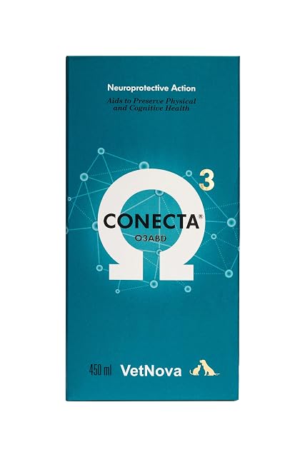 Foto 2 de 6 de VetNova - Conecta Plus, Solución Oral con Omega-3 (DHA EPA), Vitaminas B, A, D3 y E con Ginkgo Biloba…