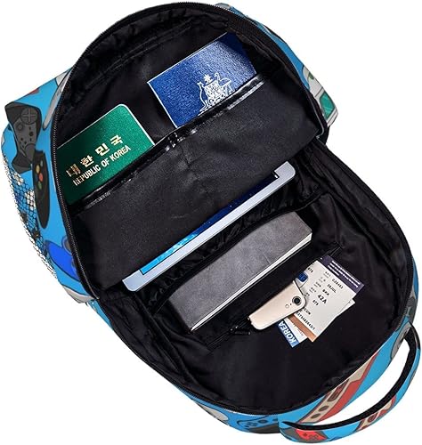 Miniatura 4 de Fiokroo Mochila escolar para estudiantes, adolescentes, hombres y mujeres, mochilas para laptop, mochila de viaje con múltiples bolsillos,