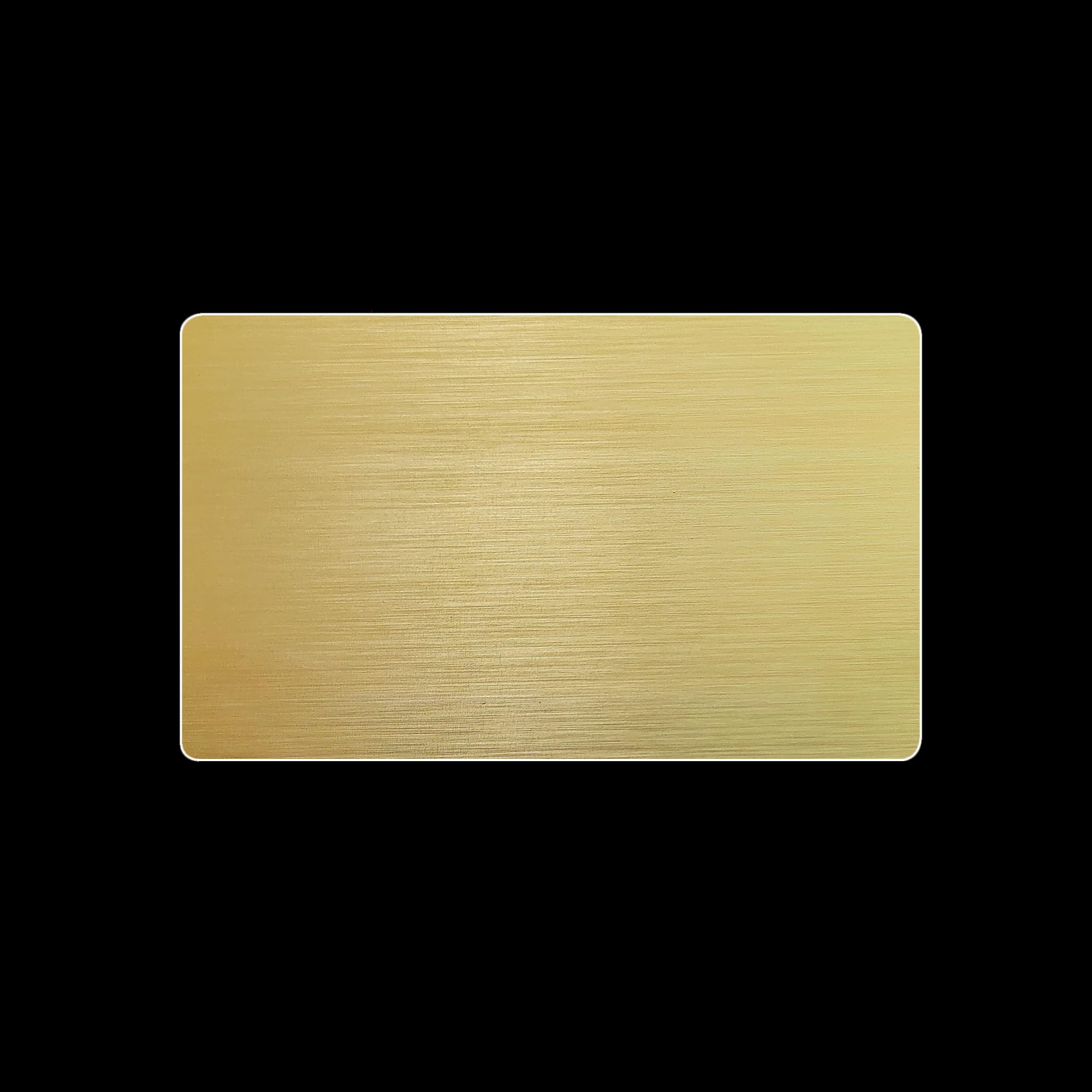 5 Pack NFC Metal Business Cards | Brushed Gold Stainless Steel, Silver Beveled Edge, Silver Laser Engraving (Only on Metal Side), NFC 215 Chip 13.56MHz