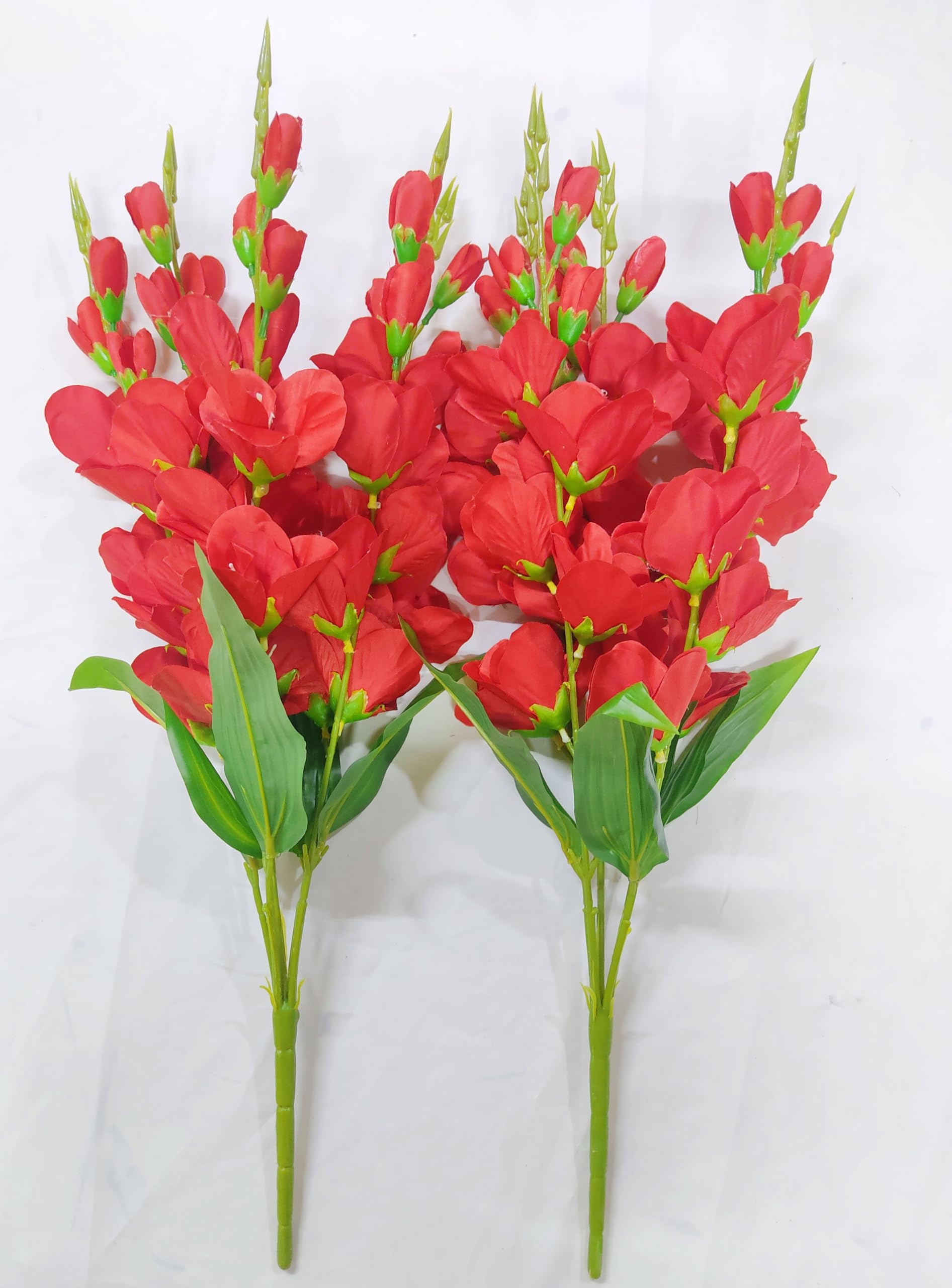 SAF Artificial Gladiolus Flower Bunch (60cm Long, Yellow) Lo -7 SAF Artificial Gladiolus Flower Bunch (60cm Long, Yellow) Lo -7