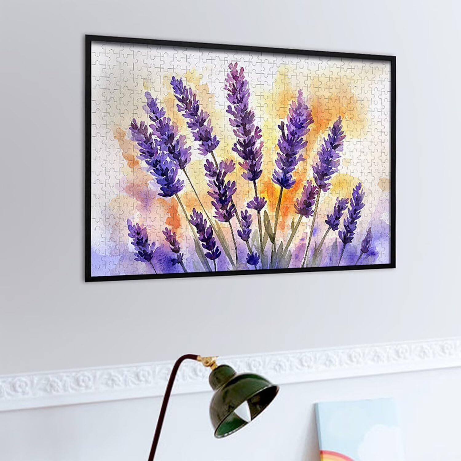 1500 Pezzi di Puzzle, Lavanda1500 Pezzi di Puzzle per Adulti, Regalo di Anniversario, Regalo di Natale, Decorazione Della Casa, Prevenzione Della Degenerazione Cerebrale Negli Anziani v-925
