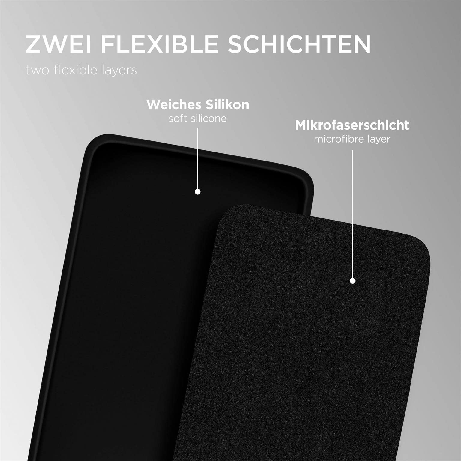 Cover Huawei Mate 20 Cyoo Nero Silicone - Basta Schermi Rotti