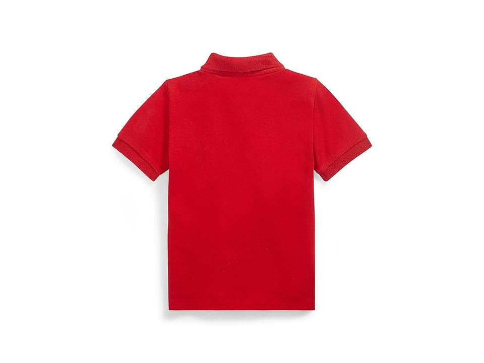 Polo Ralph Lauren Kids Cotton Interlock Polo Shirt (Infant) (New Red 2) Boy's Short Sleeve Knit WORLDWIDE DELIVERY