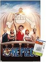 Vista 1 de Trends International Netflix One Piece - Póster de pared de una hoja, 14.72 x 22.37 pulgadas, paquete de póster premium y alfiler