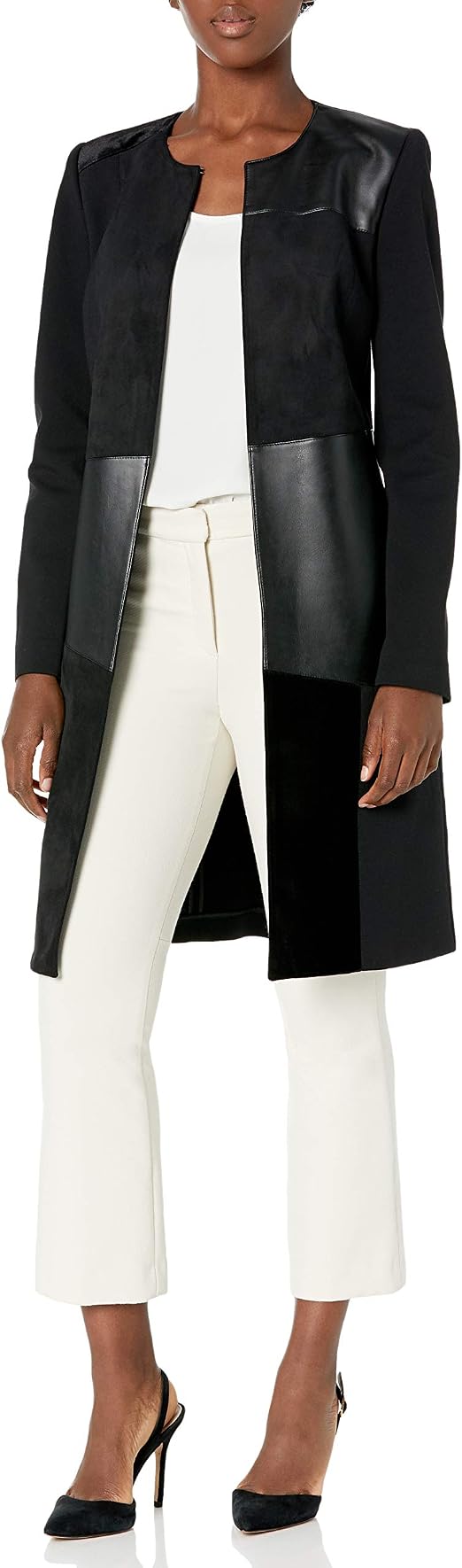Calvin Klein Women's Mixed Media Topper 