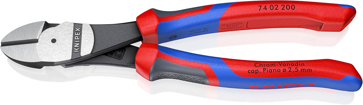 KNIPEX 74 02 200 SBA Comfort Grip High Leverage Diagonal Cutters