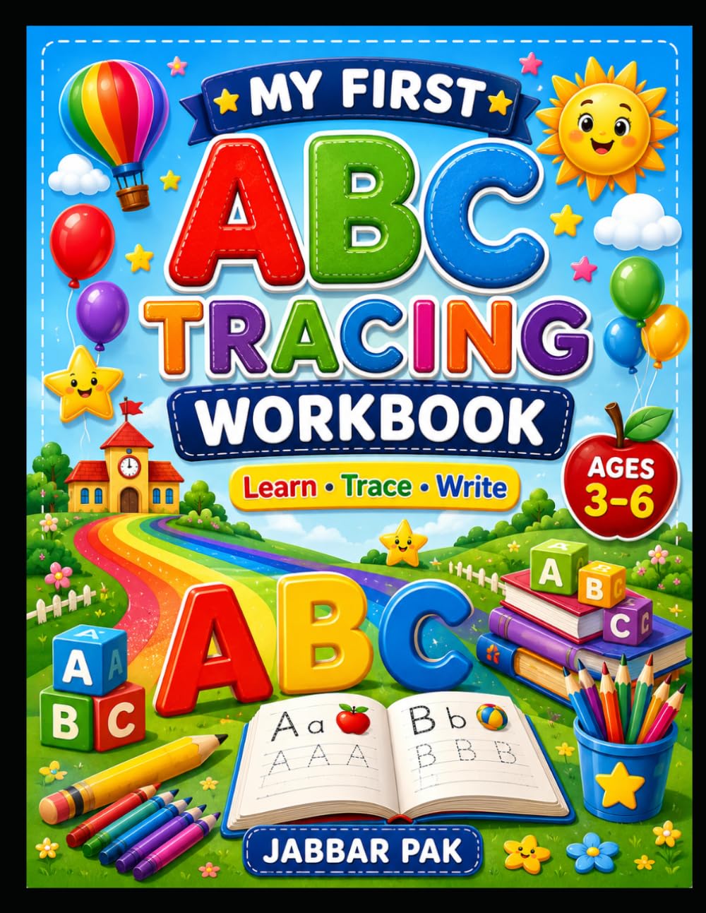 My First Alphabet Tracing Book Learn Letters, Trace, Write & Have Fun! | Preschool Workbook for Ages 3–5: A Fun and Easy ABC Tracing Workbook for Toddlers and Preschoolers