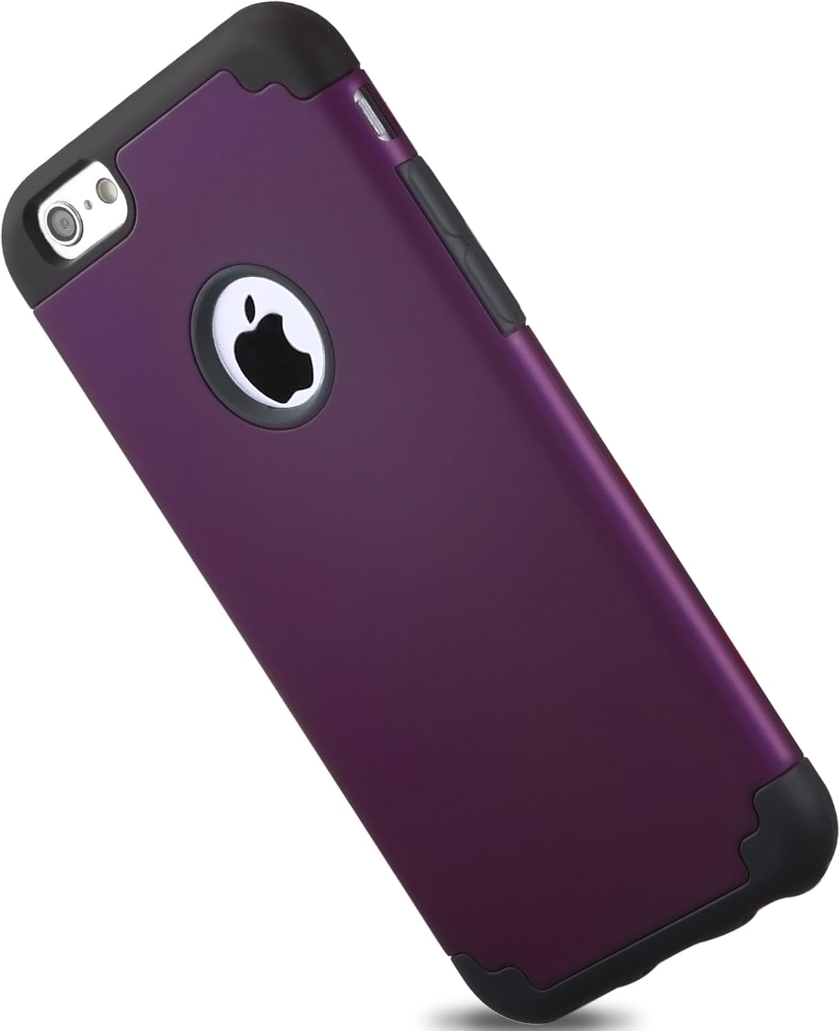 Ailun Phone Case Compatible iPhone 6s Plus iPhone 6 Plus Soft Interior Silicone Bumper Hard Shell PC Back Shock Absorption Skid Proof Anti Scratch Hybrid Dual Layer Cover Purple