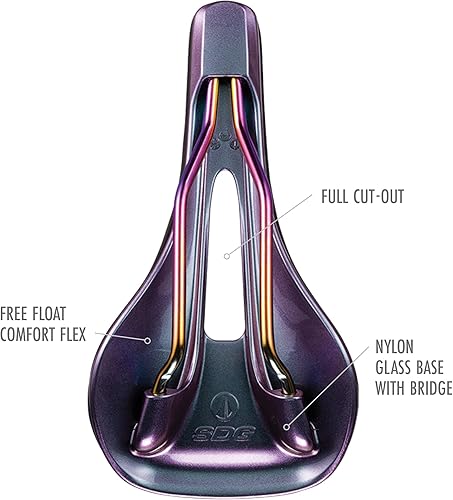 Miniatura 3 de SDG Componentes, Bel-Air V3 Overland, Sillín, 10.236 x 5.512 in, Unisex, 7.94 oz, NegroOil Slick