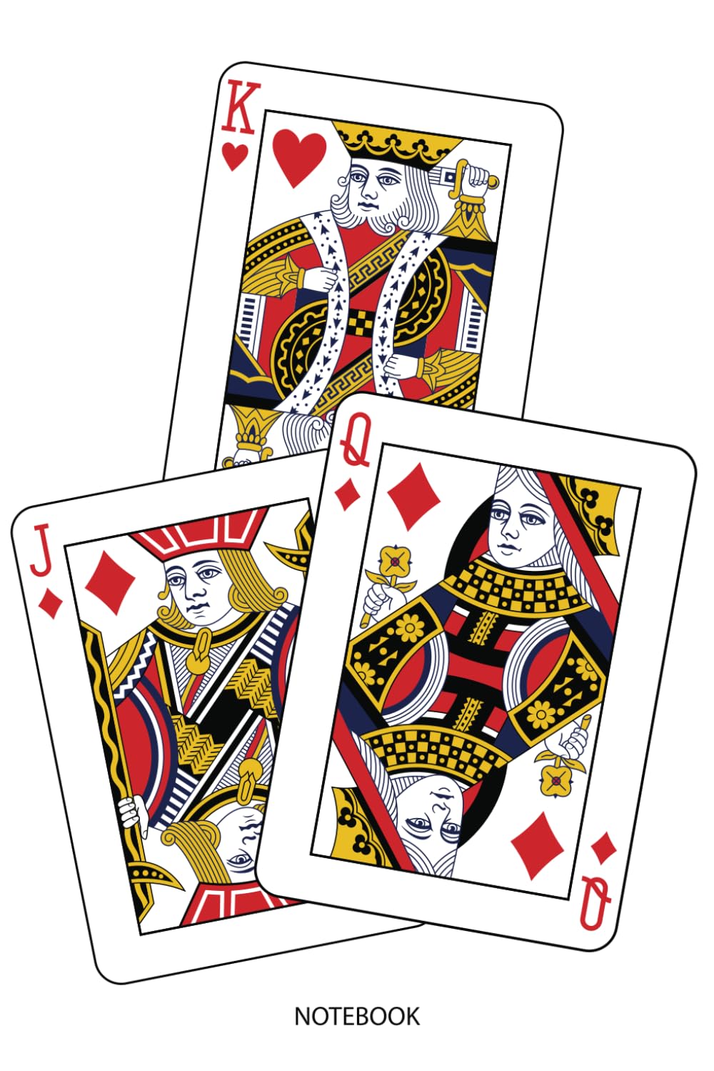 Amazon | Royal King, Queen, Jack of Diamonds Playing Cards Graphic