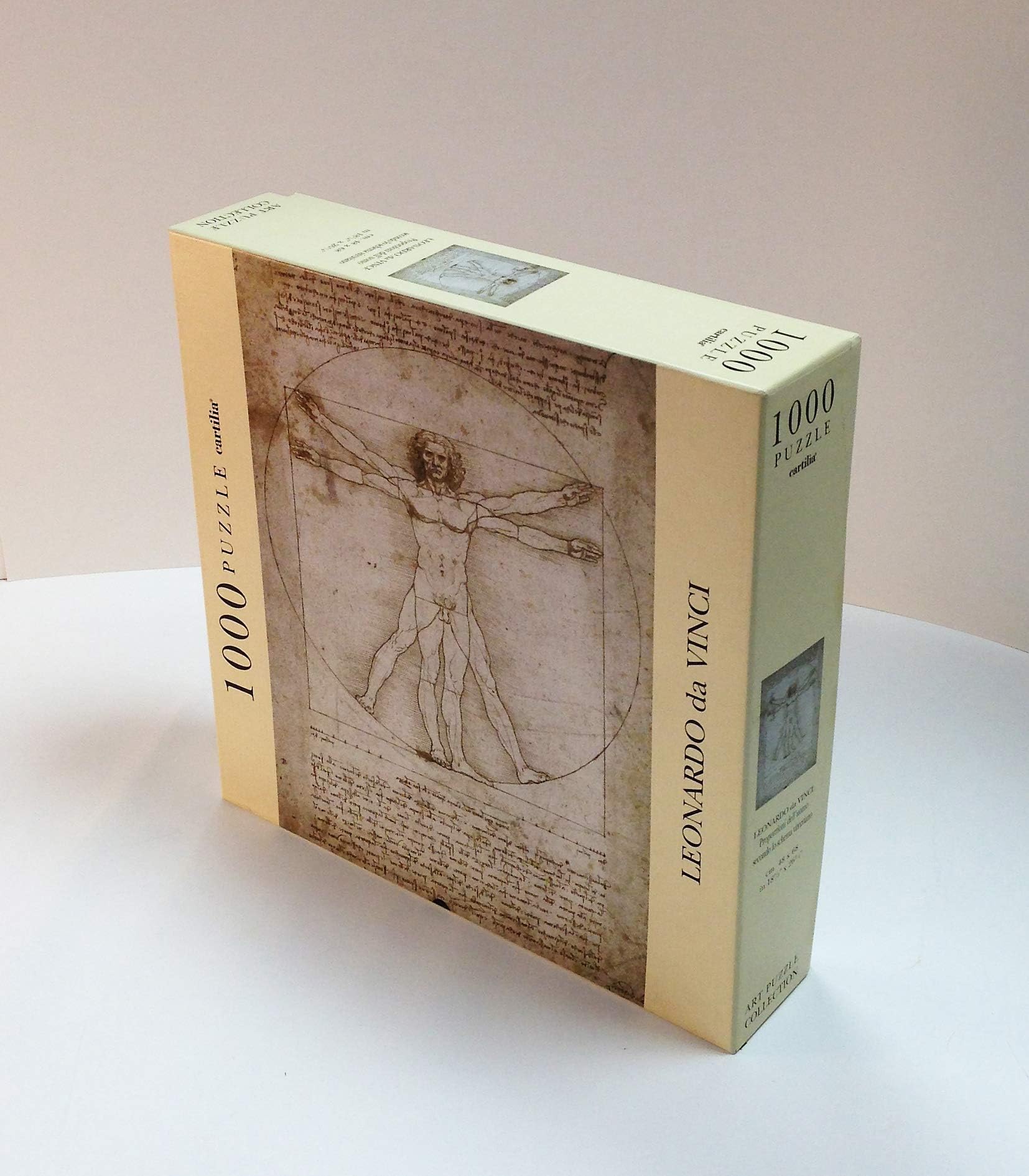 leonardo da vinci proporzioni dell'uomo 1000 piece puzzle lovely!! ART PUZZLE!!!