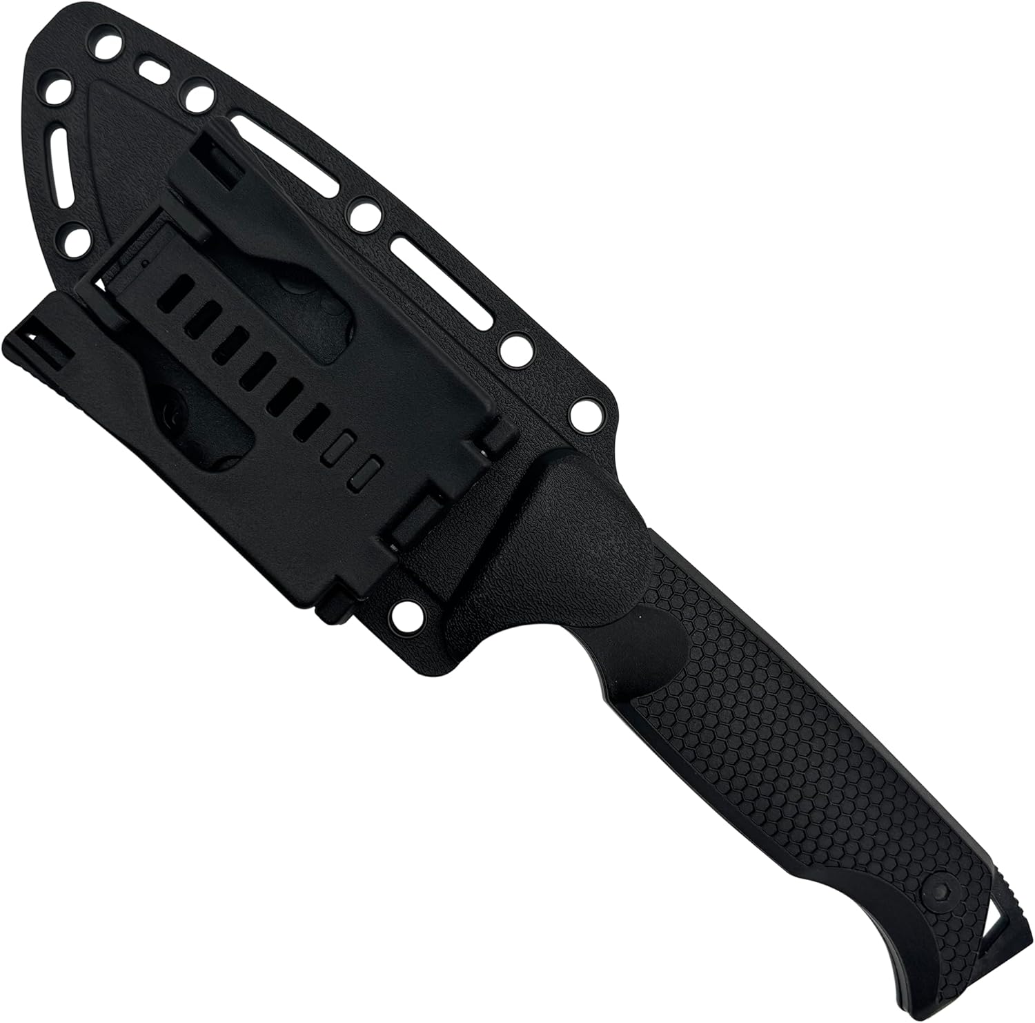 TAKUMITAK Hunting Tactical Survival Knife 9.25" Full Tang Fixed Blade Knives Camping Gear with Extra Set of FRN Handle Scales, MOLLE Clip Horizontal and Vertical Carry - TKF304