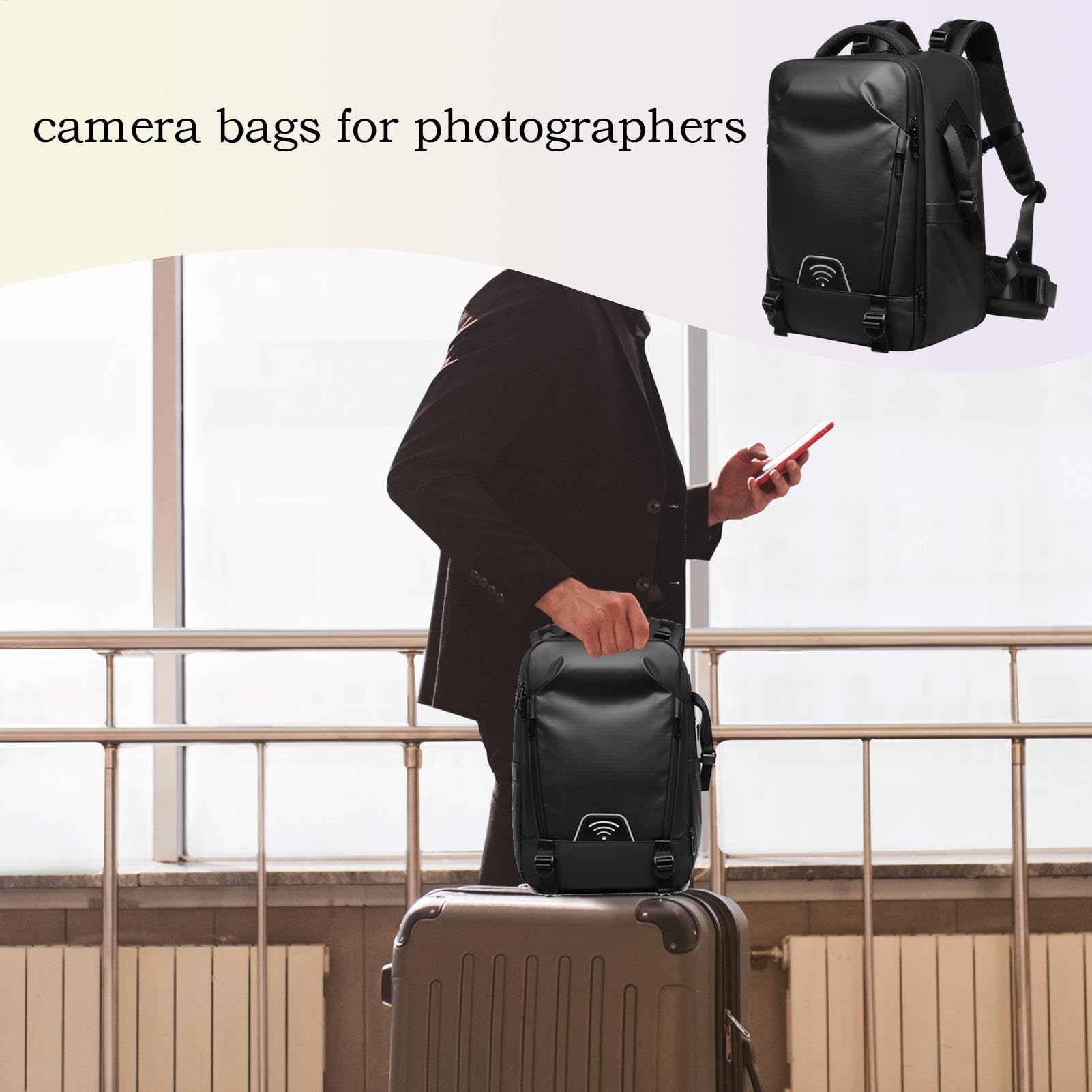 Plecak fotograficzny, plecak na aparat Torba fotograficzna o dużej | Plecak fotograficzny, profesjonalny plecak na aparat do przechowywania statywu do aparatu bezlusterkowego