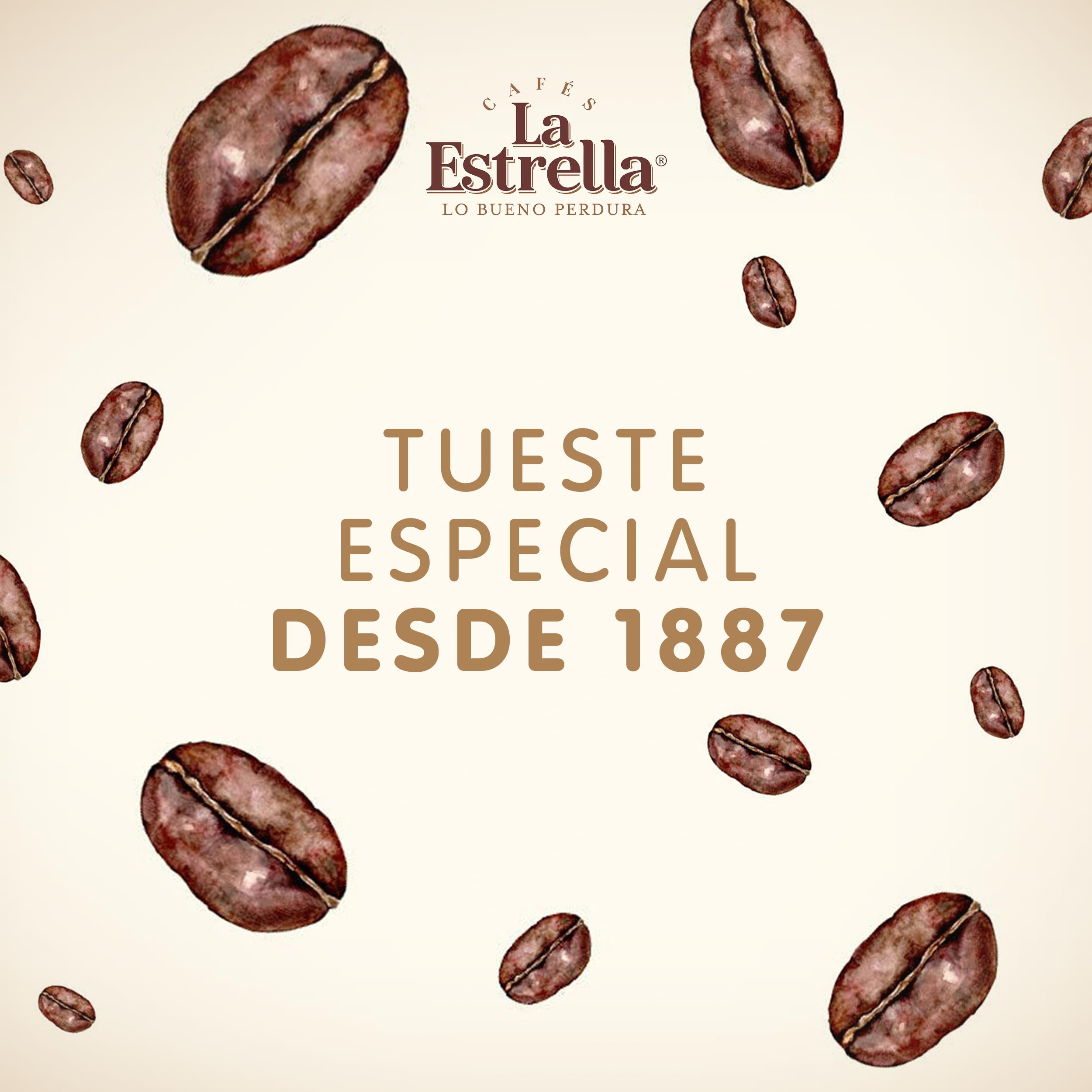 LA ESTRELLA Café Molido Natural 250g - 8 paquetes